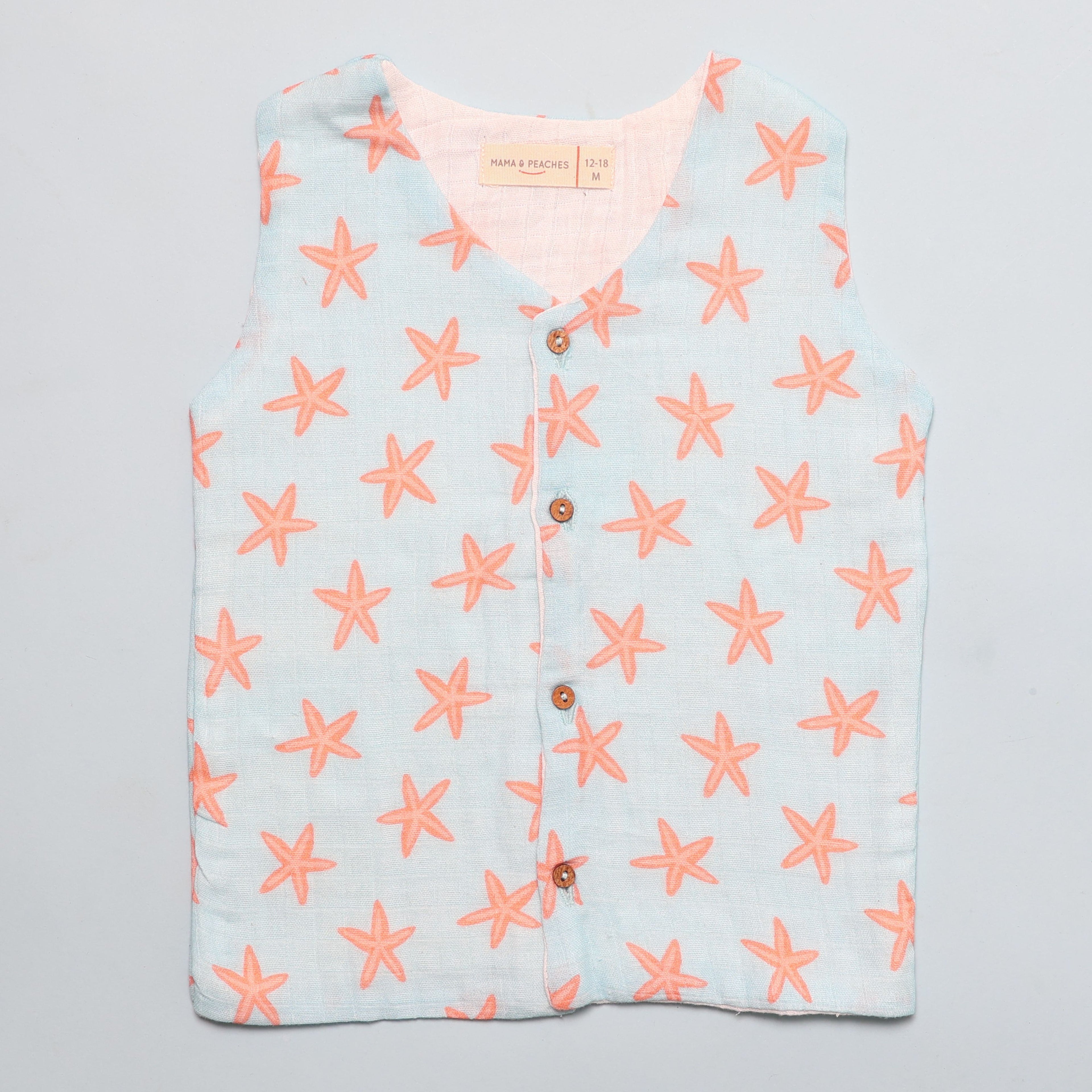 Starfish Muslin Vest
