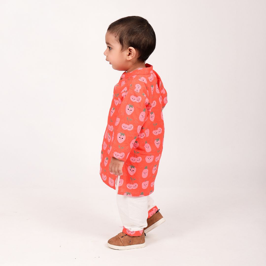 Bright Berry Kurta Set
