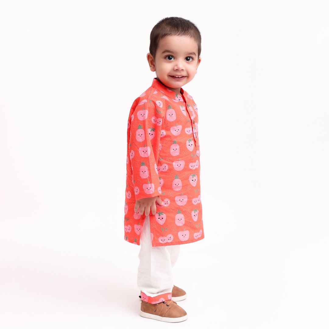Bright Berry Kurta Set