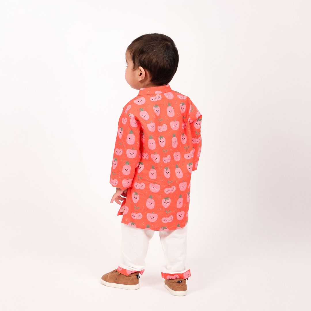 Bright Berry Kurta Set