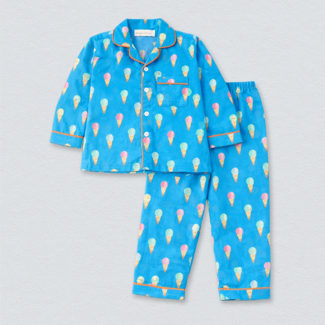 Ice cream Dreams Full Sleeves Night Suit