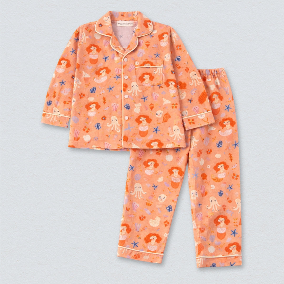 Sealife Full Sleeves Night Suit