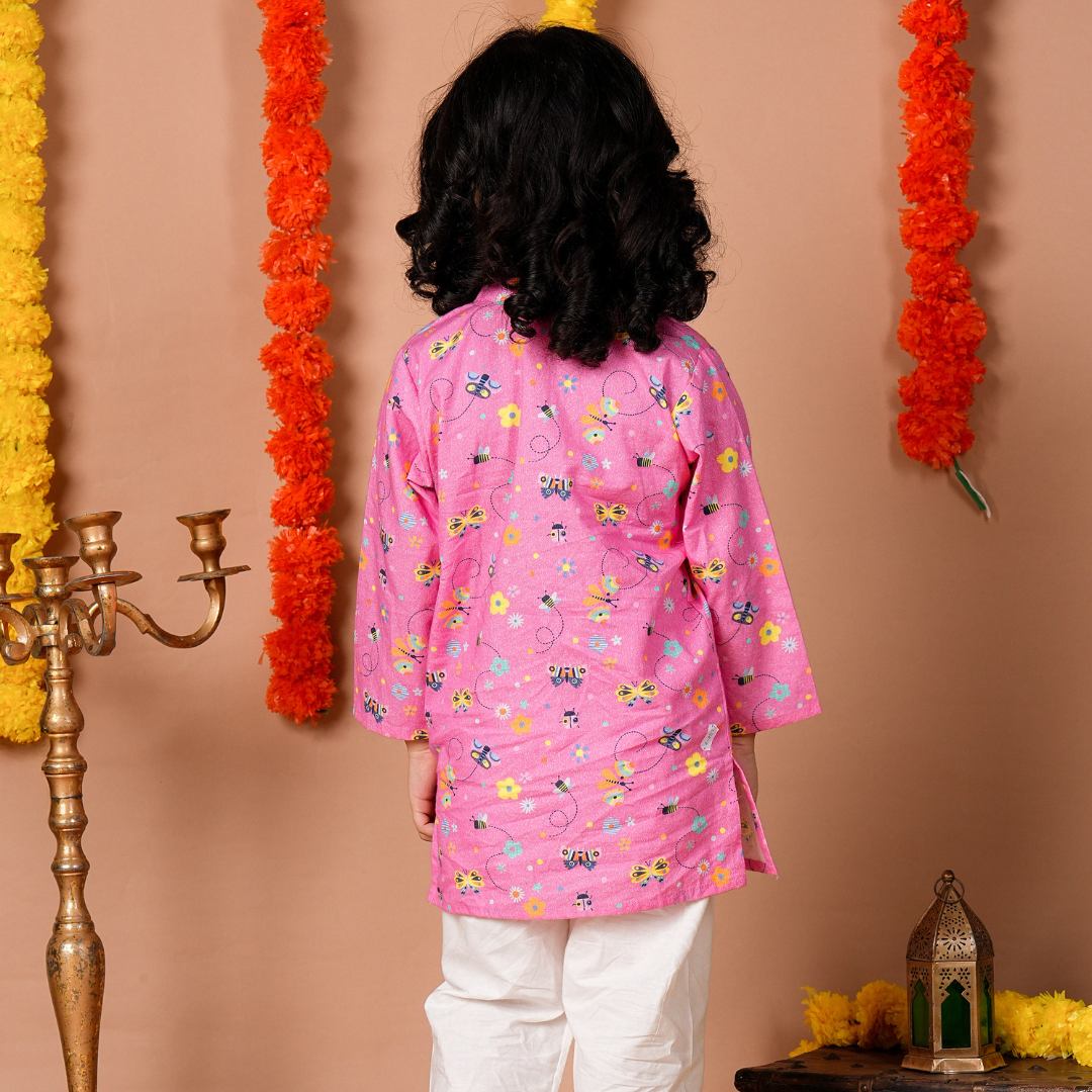 Butterfly Bloom Kurta Set