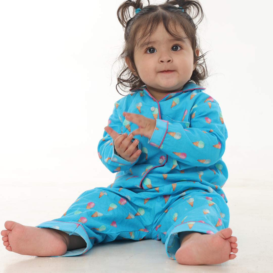 Ice cream Dreams Full Sleeves Night Suit