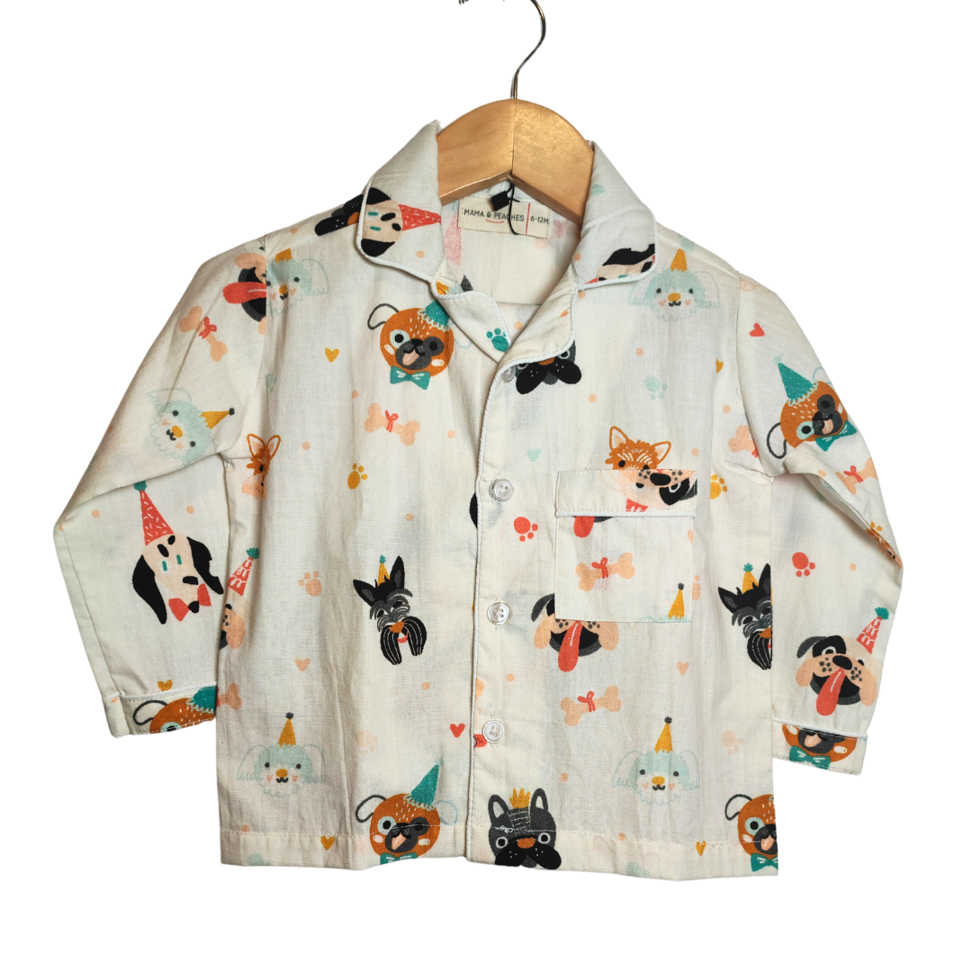 Party Pups Night Suit (Full Sleeves)