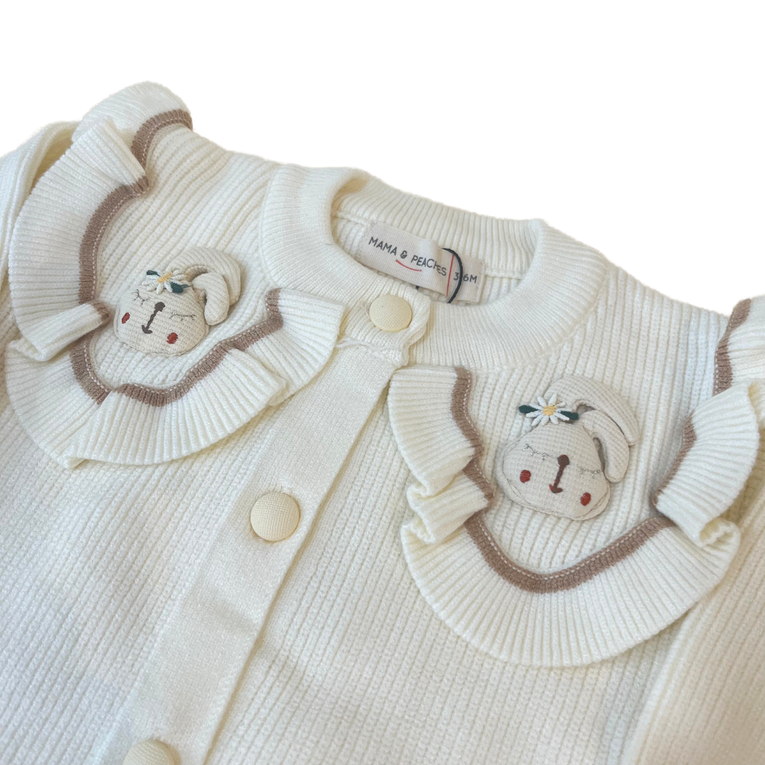 White Rabbit Knitted Winter Romper