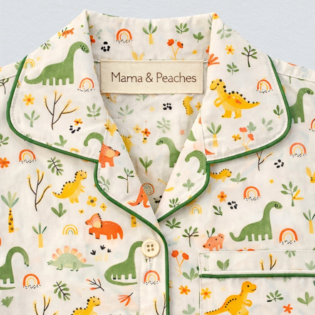 Dancing Dinosaur Full Sleeves Night Suit