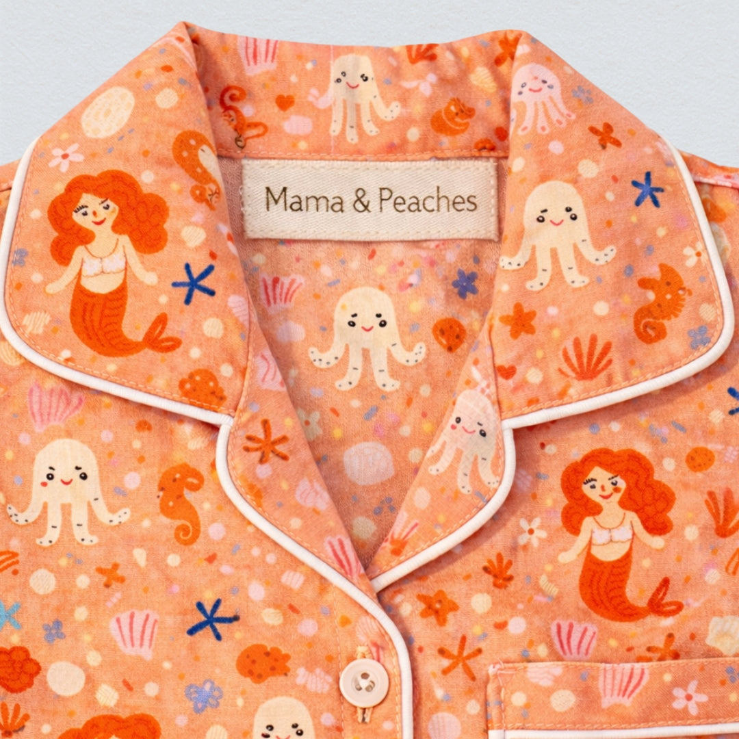 Sealife Full Sleeves Night Suit