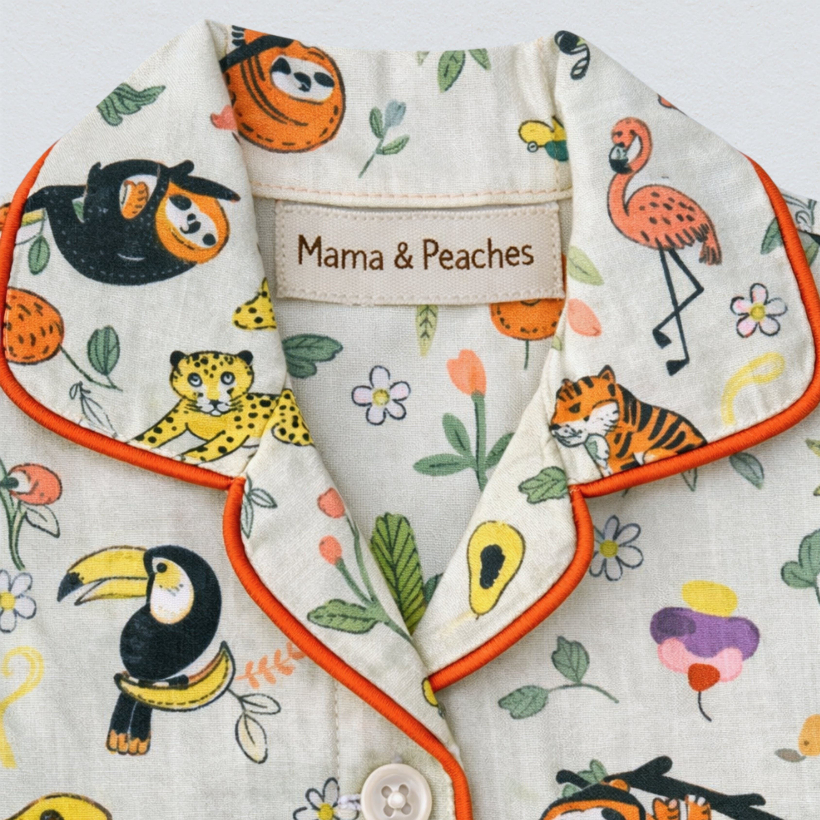 Jungle Animals Full Sleeves Night Suit