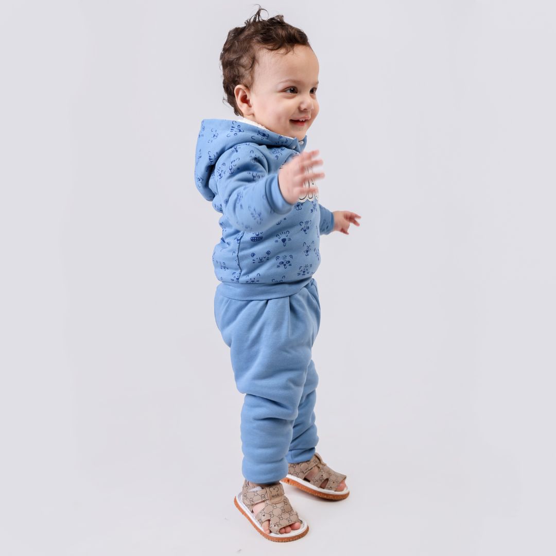 Roar Fleece Winter Co-Ord Set with Sherpa