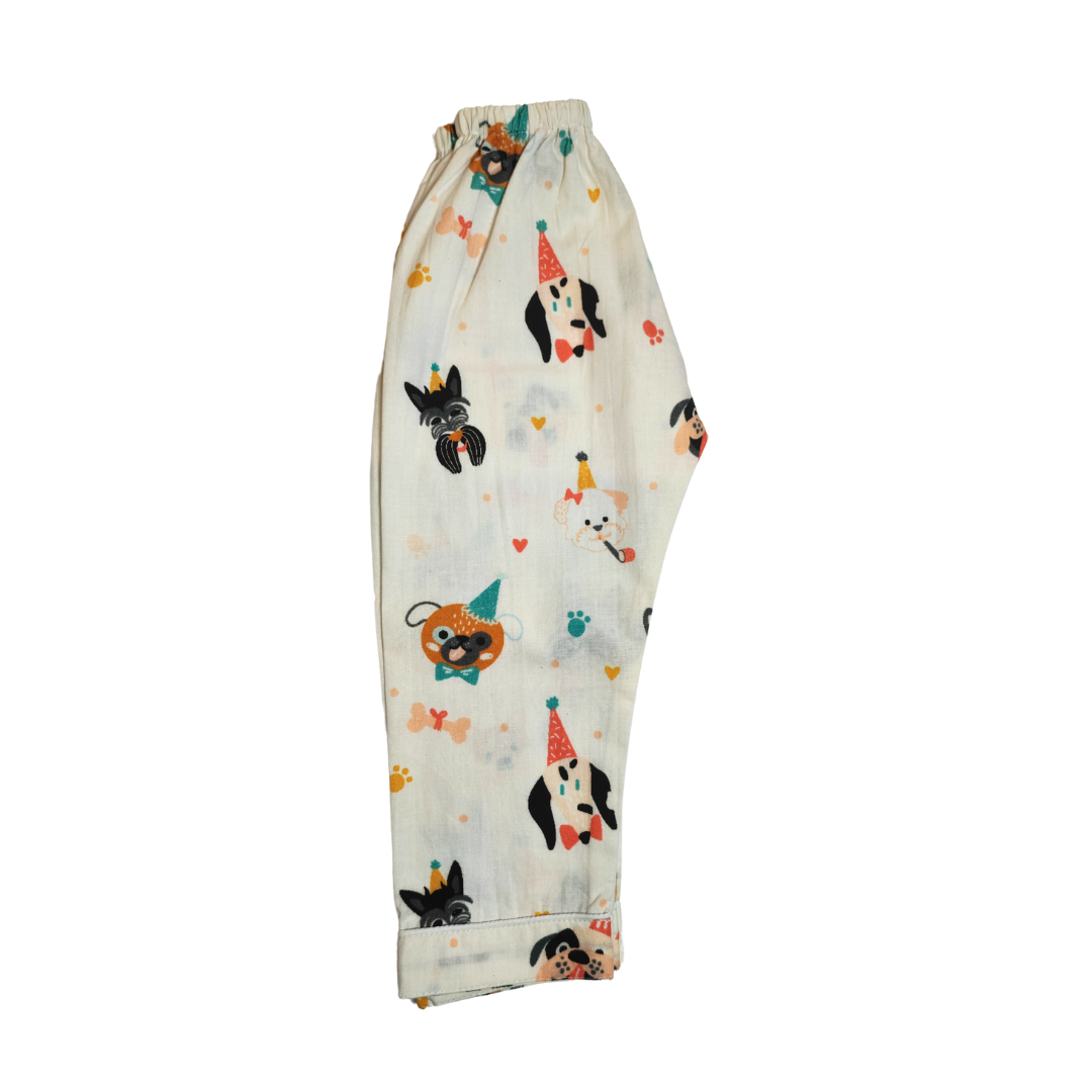 Party Pups Night Suit (Full Sleeves)
