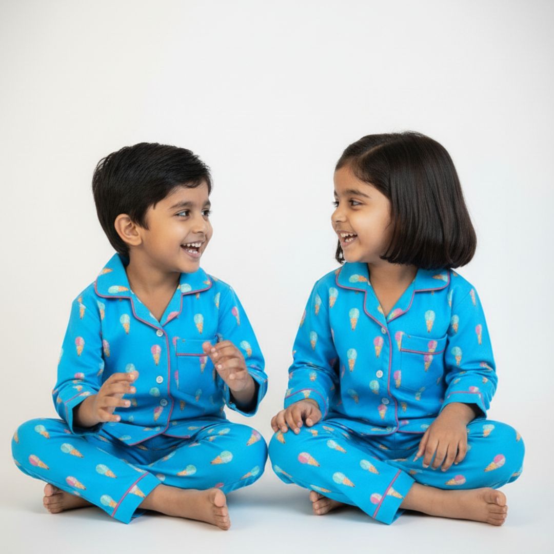 Ice cream Dreams Full Sleeves Night Suit