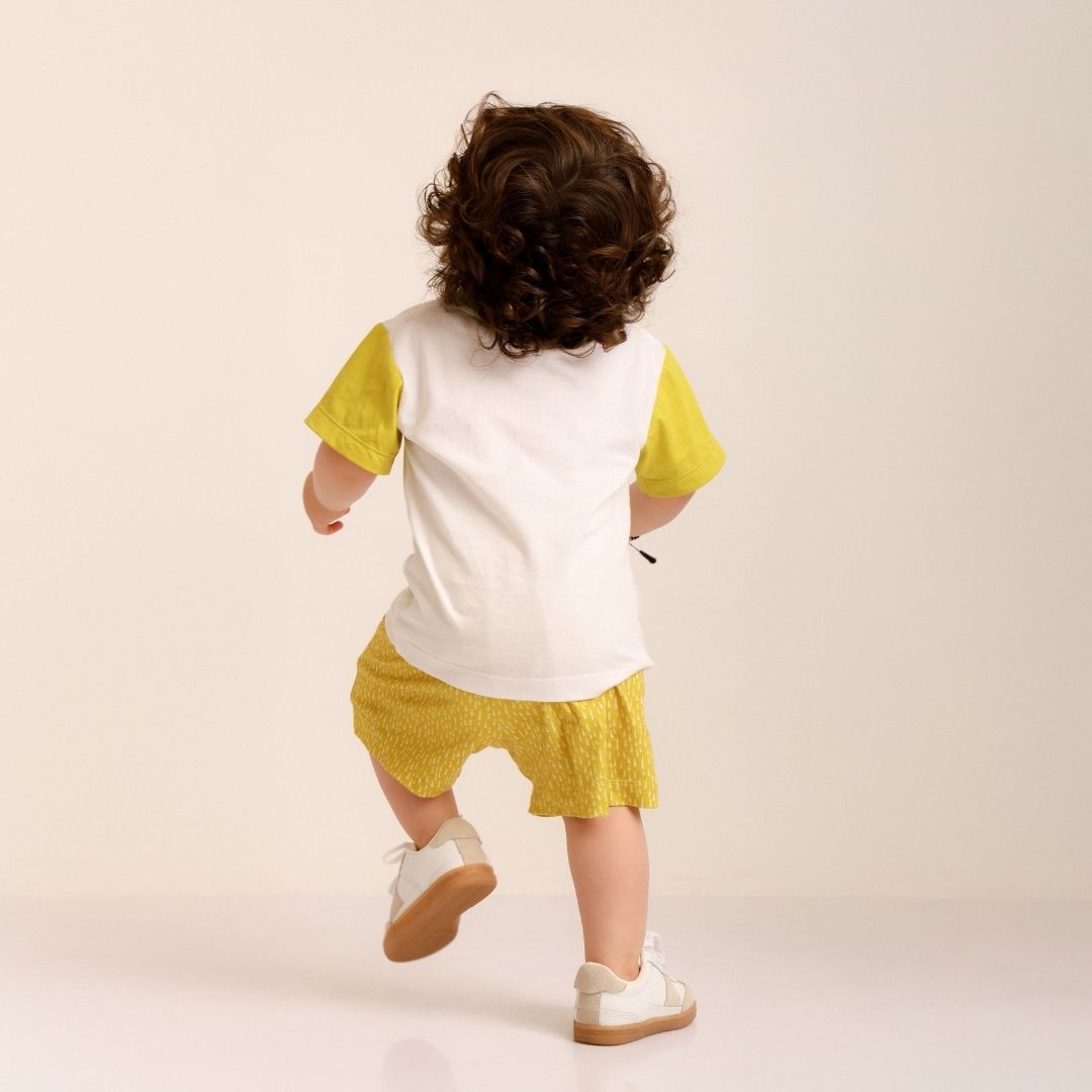Sweet Little Boy Cotton T-Shirt & Shorts Set