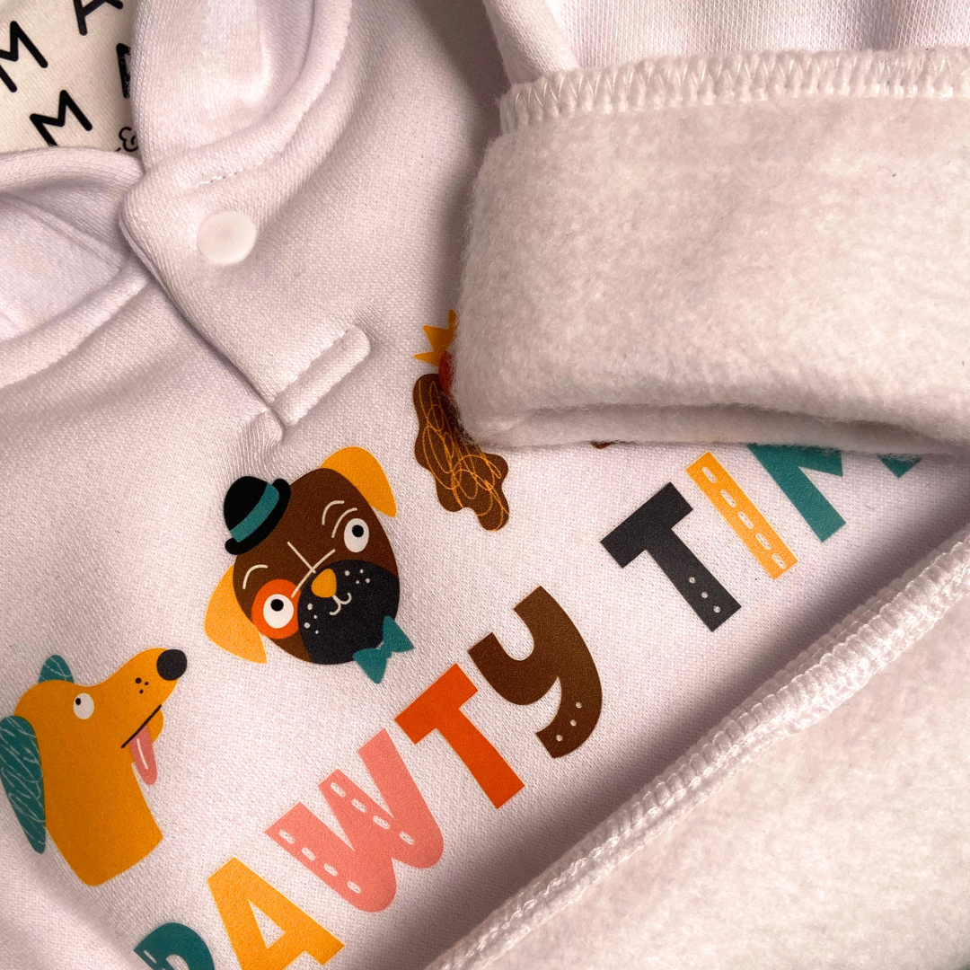 Pawty Time 2-piece Sweatshirt Set