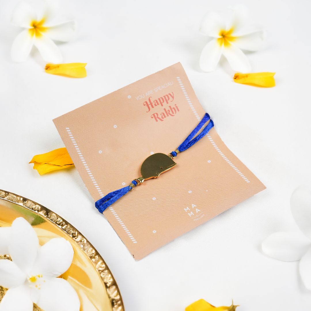 Whale Rakhi - Gold