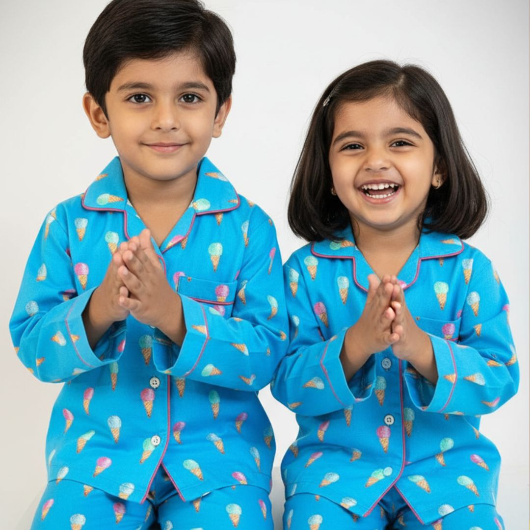 Ice cream Dreams Full Sleeves Night Suit