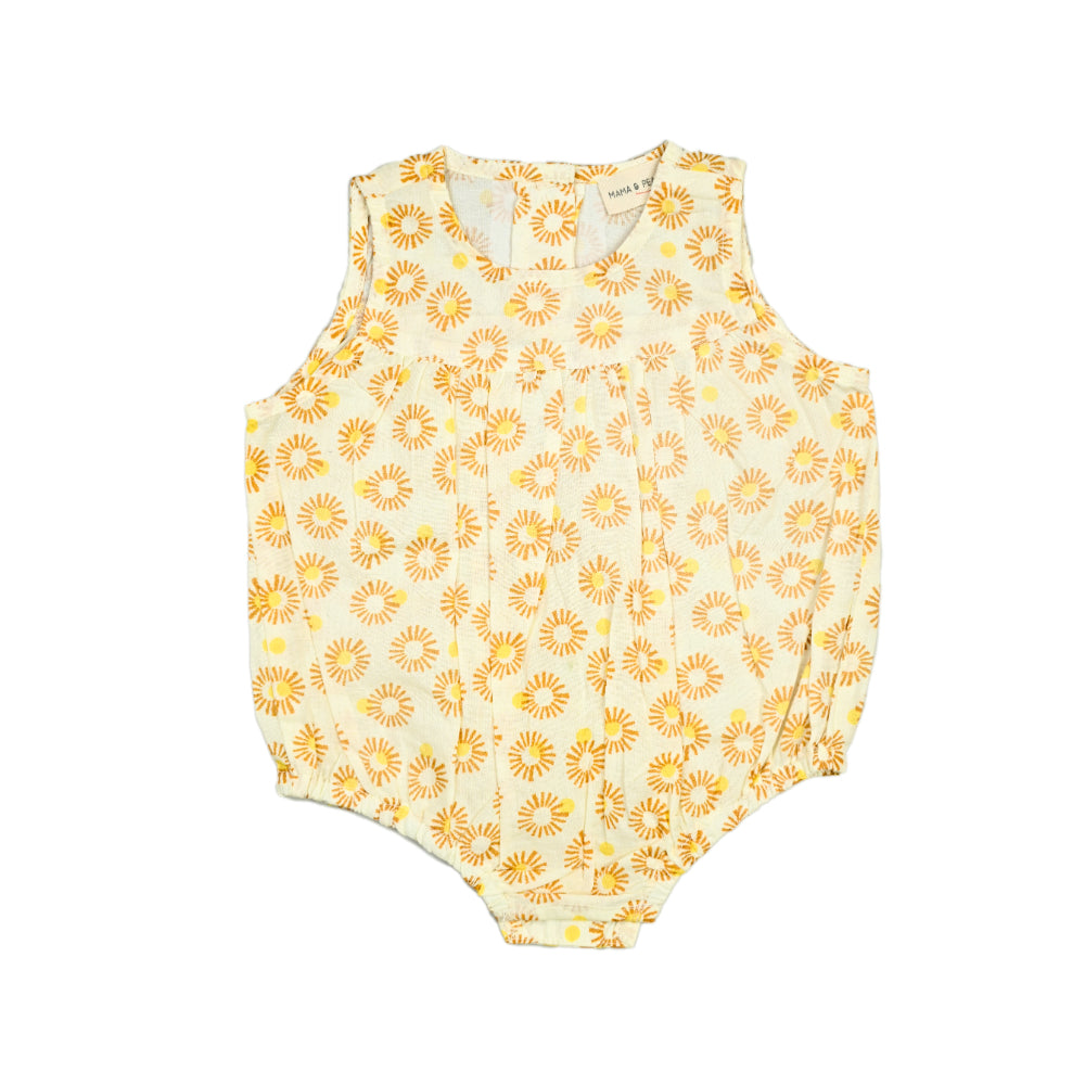 Balloon Sunsuit in Sunflower