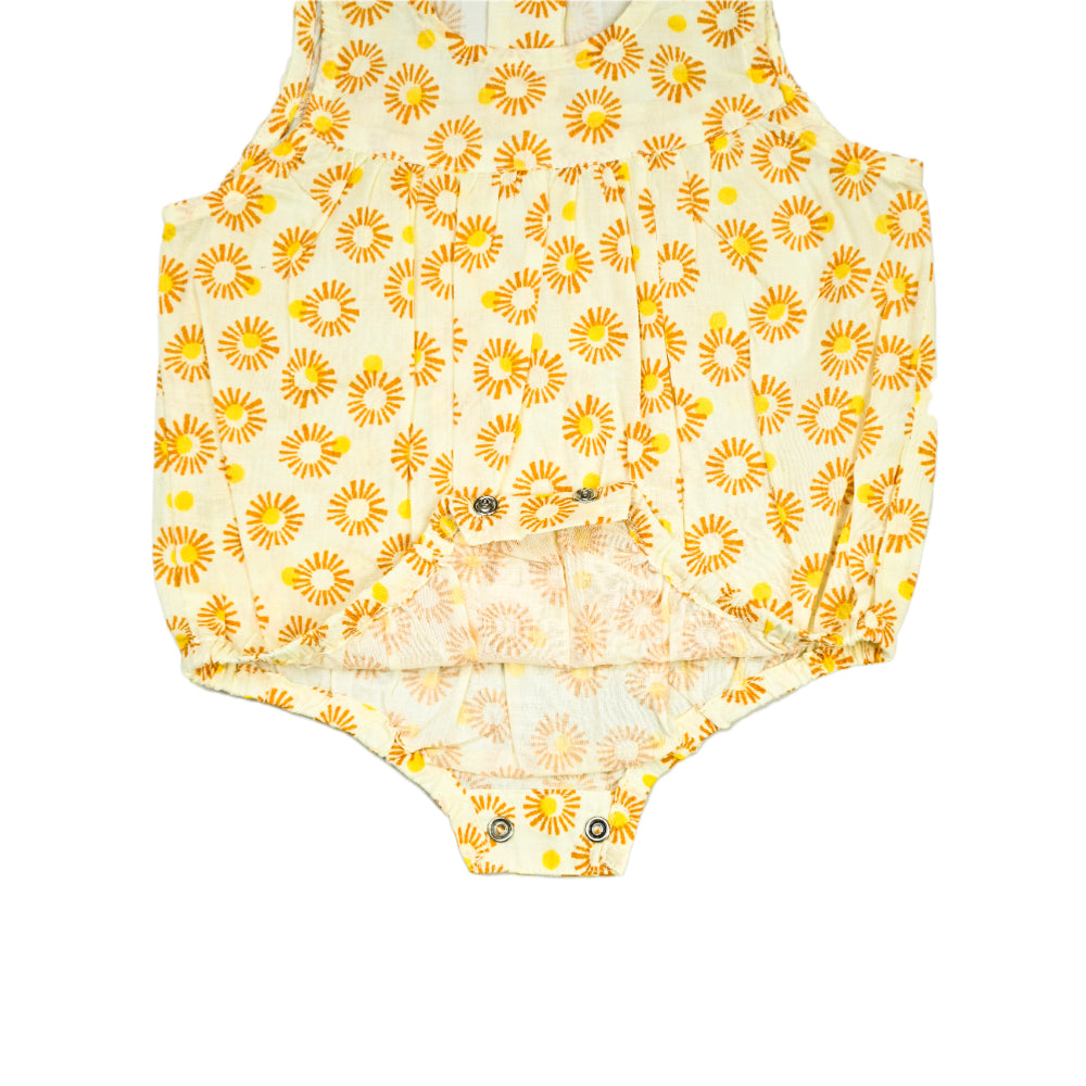 Balloon Sunsuit in Sunflower