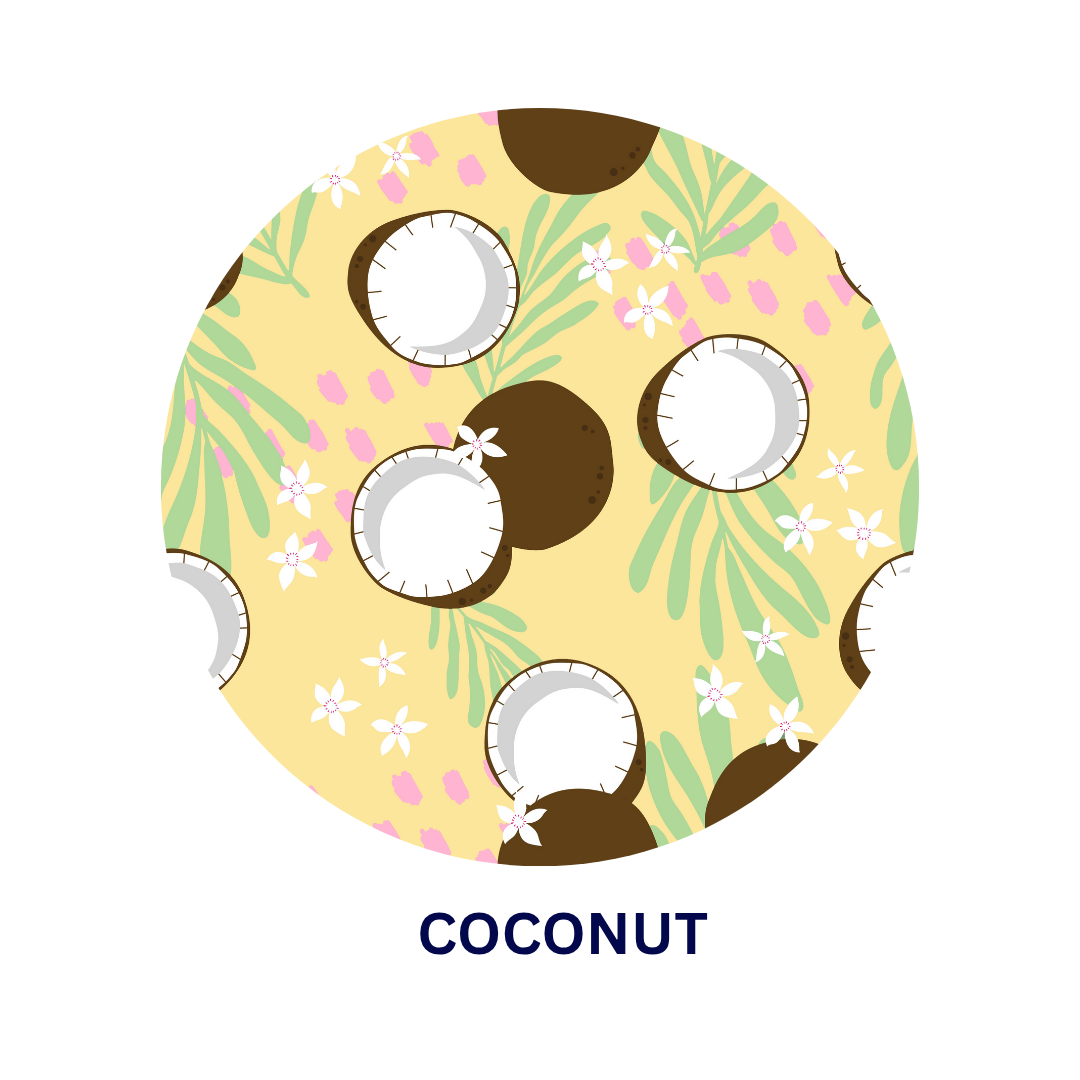 Coconut Floral Cotton Kurta Set