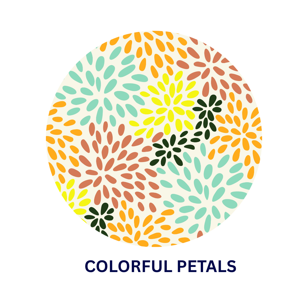 Colourful Petals Cotton Kurta Set