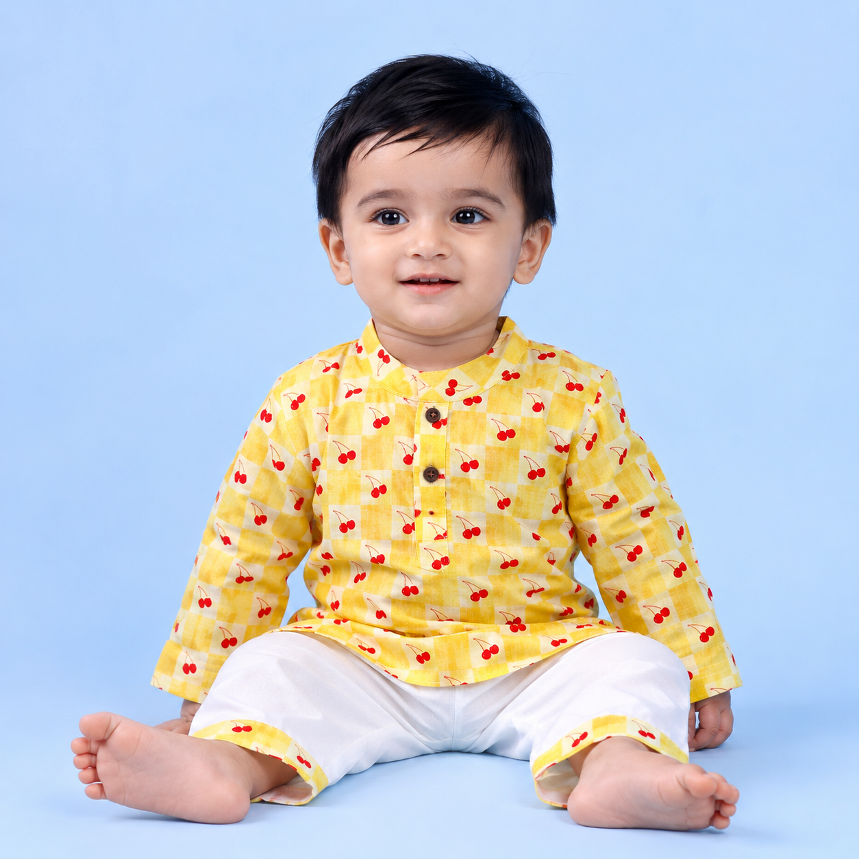 Very Cherry Kurta Set
