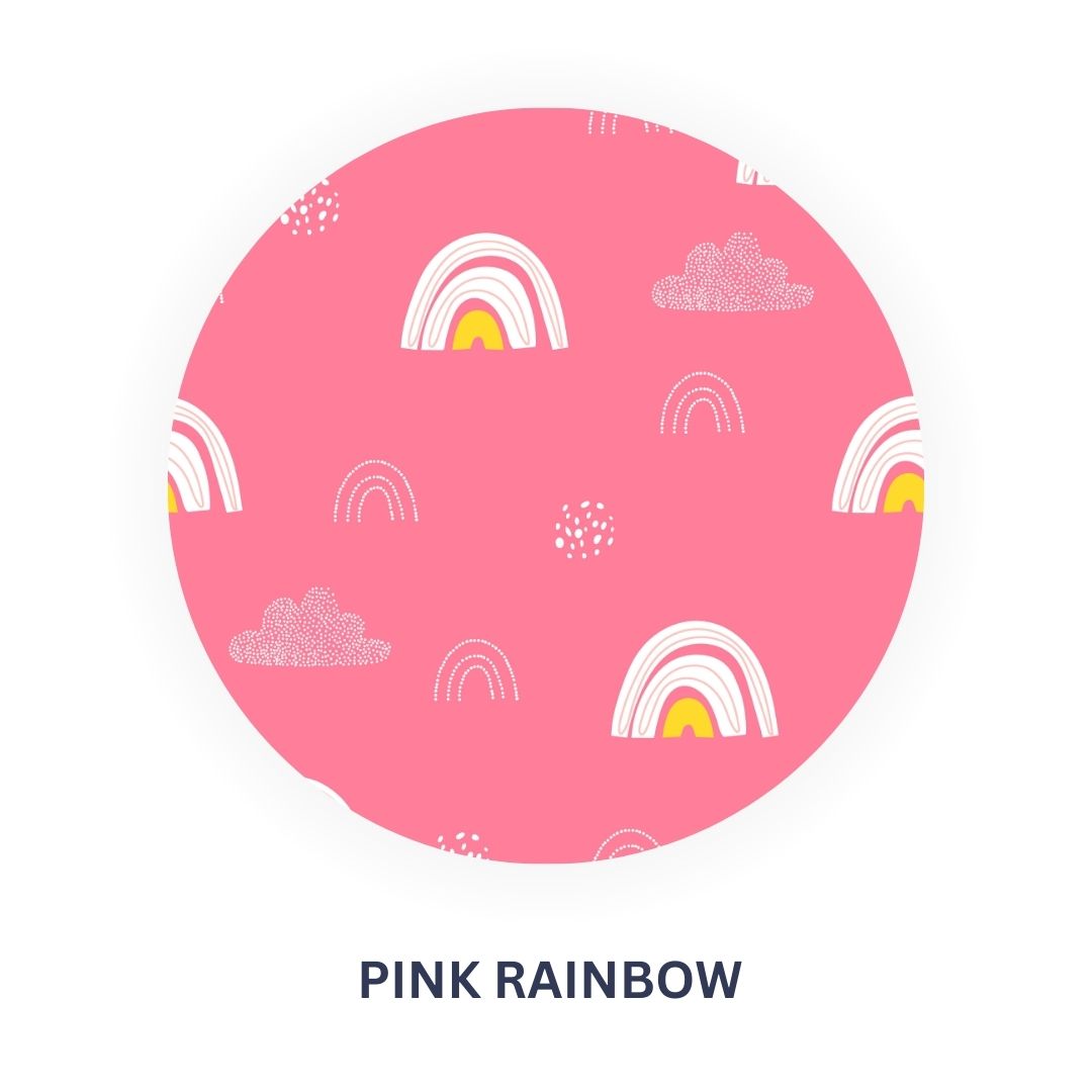 Pink Rainbows Full Sleeves Night Suit