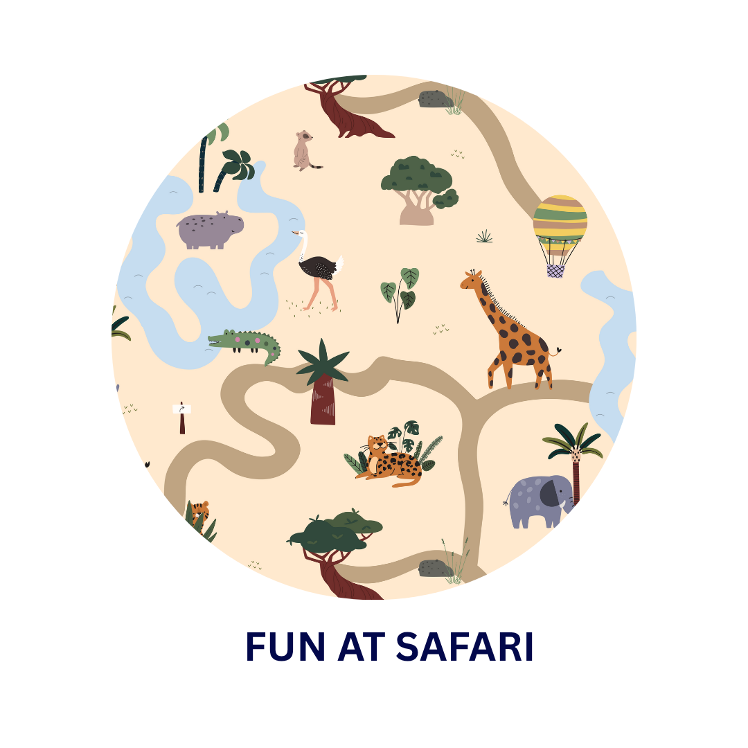 Fun at Safari Cotton Kurta Set