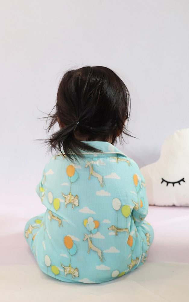 Floating Dogs Night Suit (Full Sleeves)