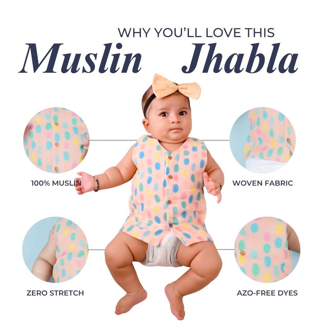 Polka Dot Muslin Vest