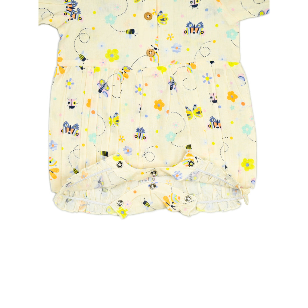 Jumpsuit with lace collar in Bye Bye Butterfly
