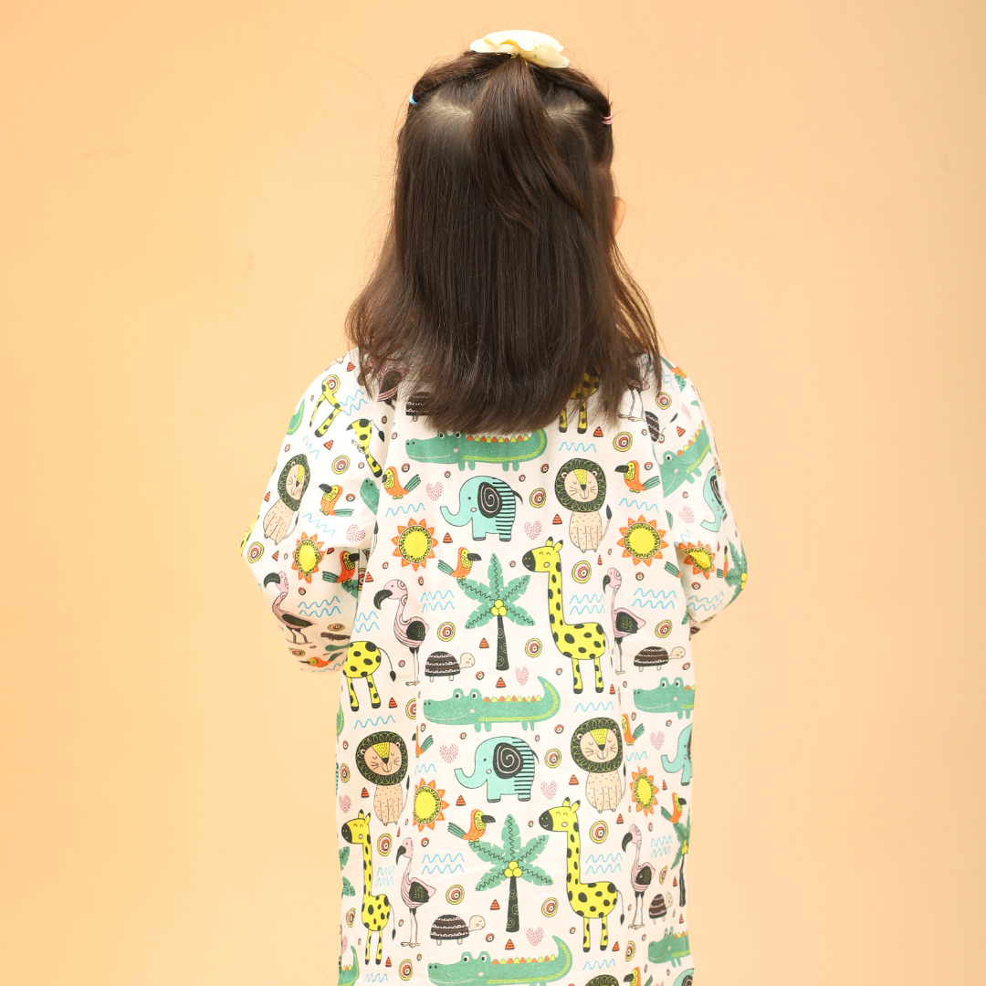 Jungle Animals Cotton Kurta Set