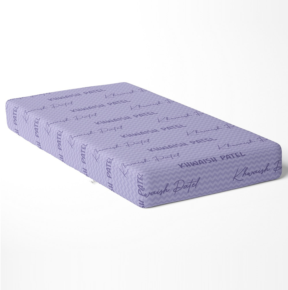 Personalised Name Cot Sheet - Purple
