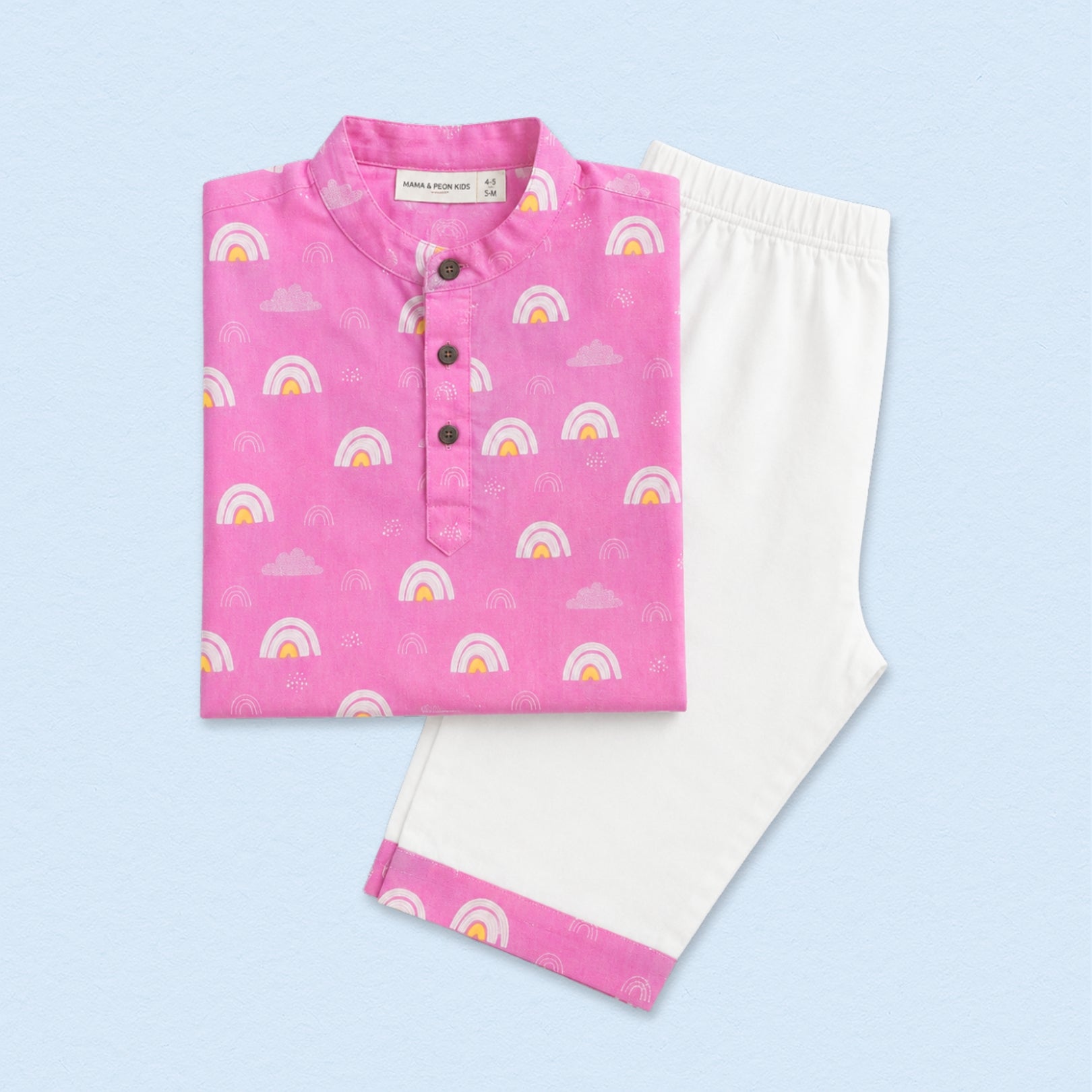 Pink Rainbows Kurta Set