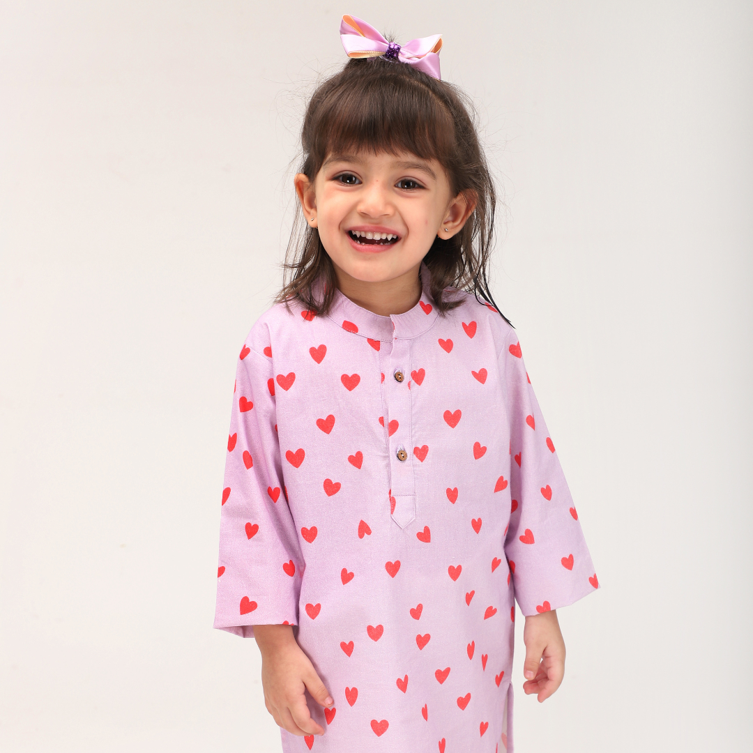 Love Cotton Kurta Set