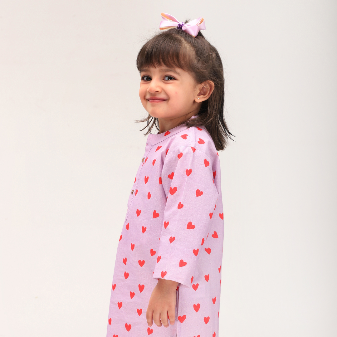 Love Cotton Kurta Set