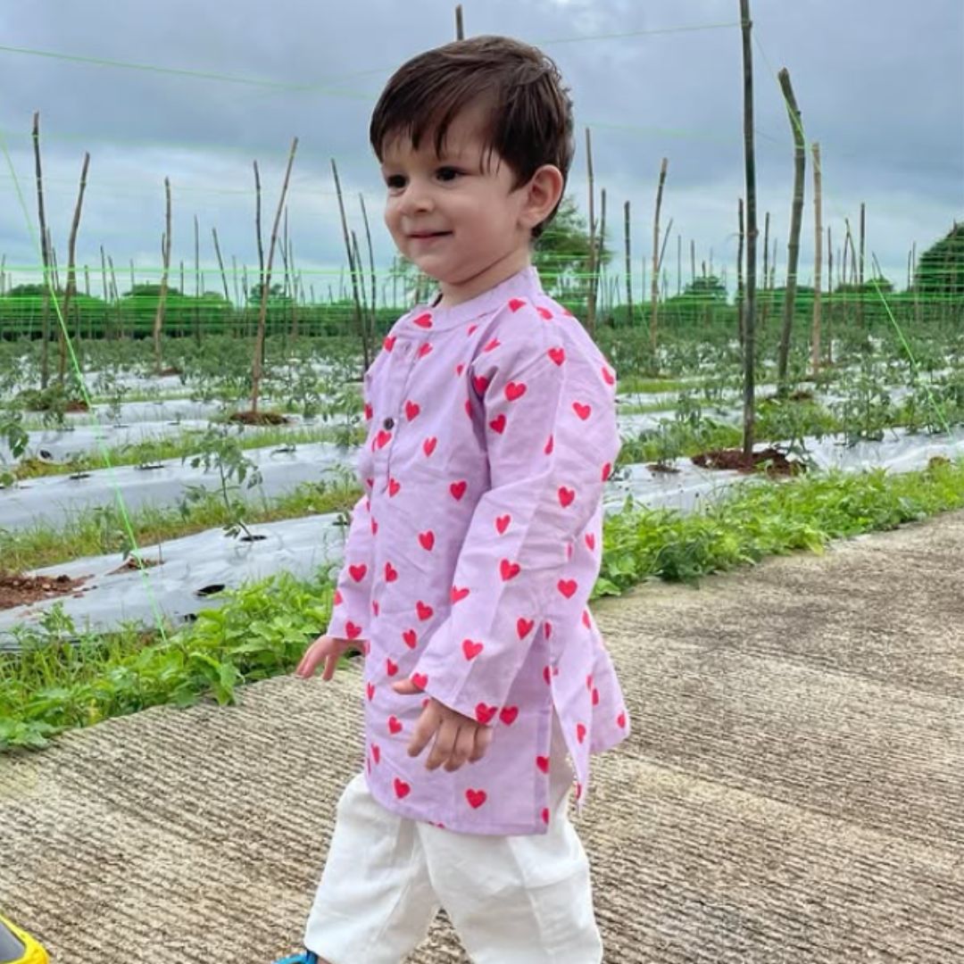 Love Cotton Kurta Set