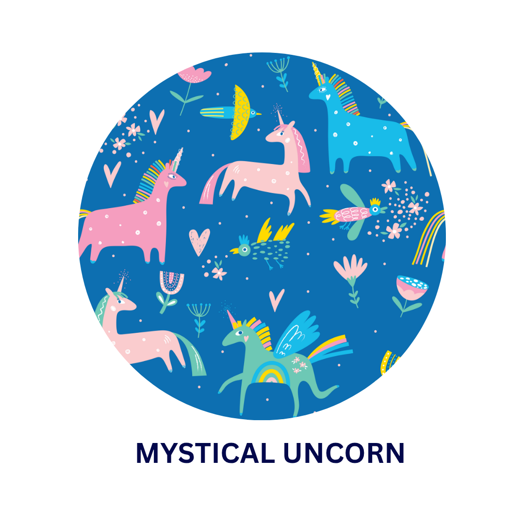 Mystical Unicorn Cotton Kurta Set