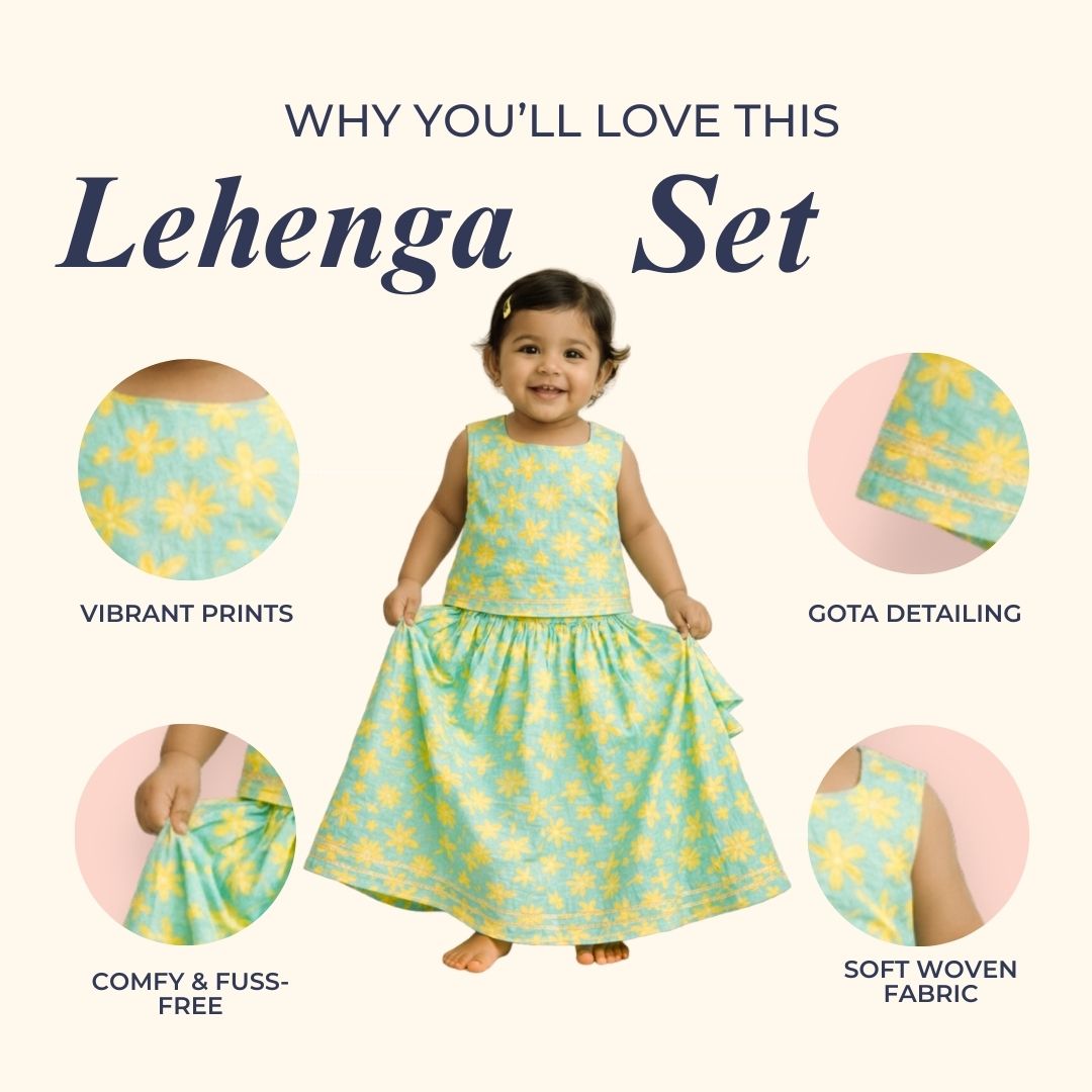 Summer Daisies Lehenga Set