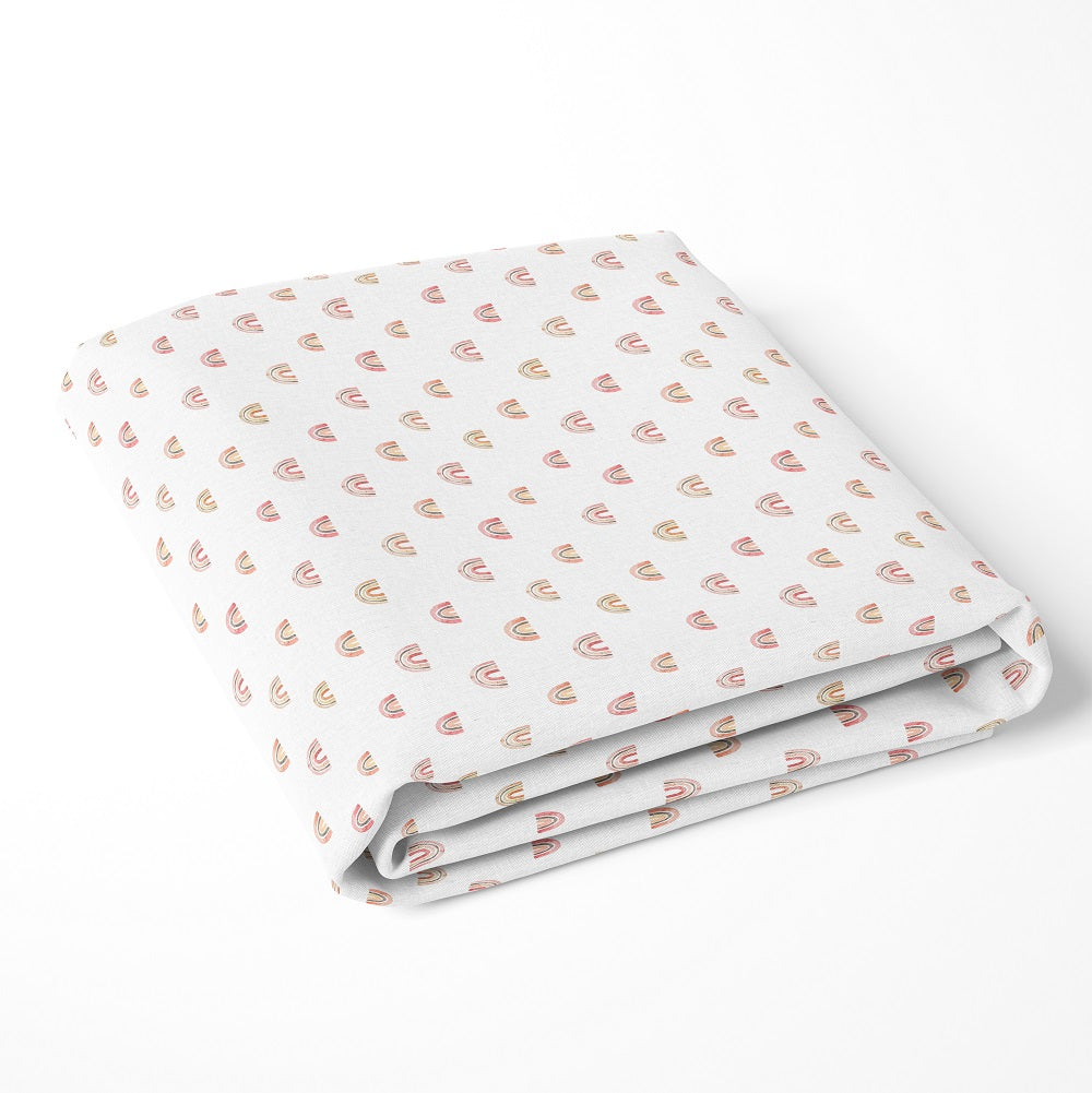 Magical Rainbow Fitted Cot Sheet