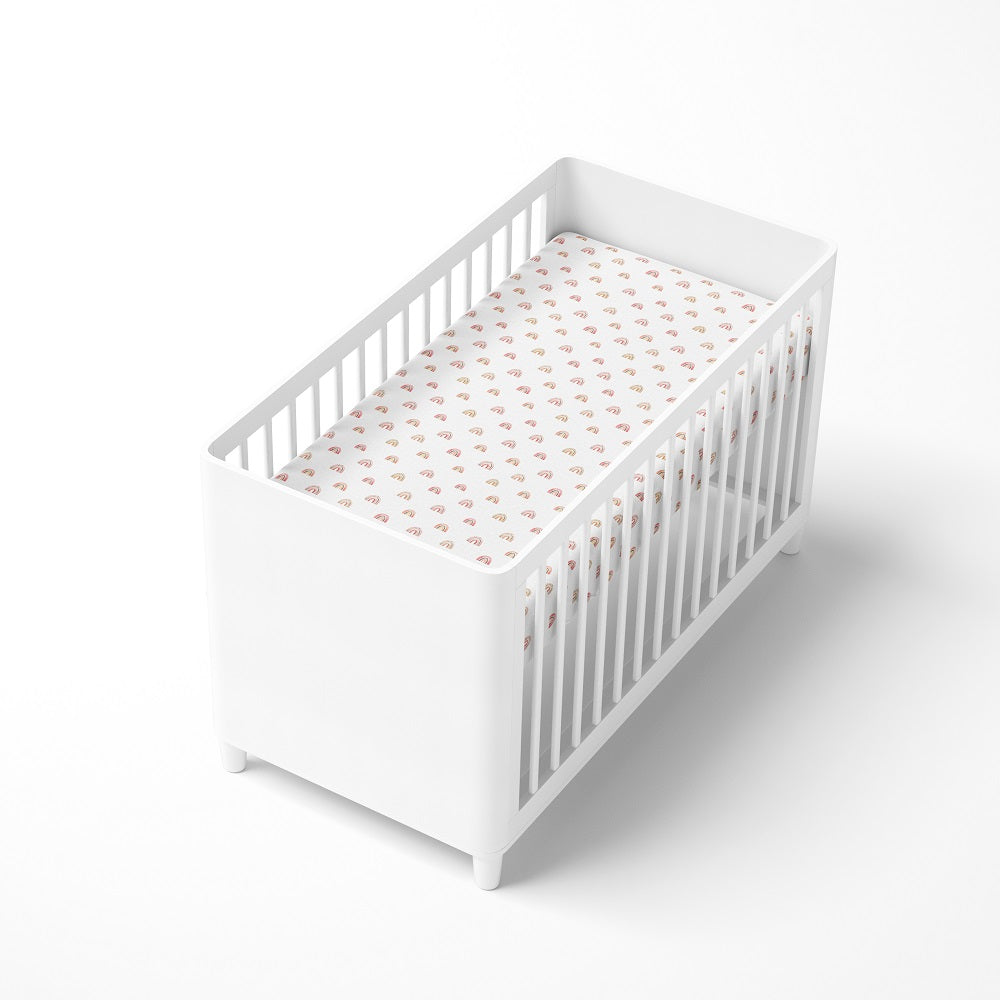 Magical Rainbow Fitted Cot Sheet
