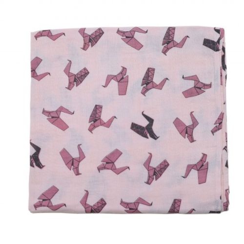 Bundle of Inlove Waves & Sommer Pink and Inlove Peacock & Somber Pink Muslin Swaddle