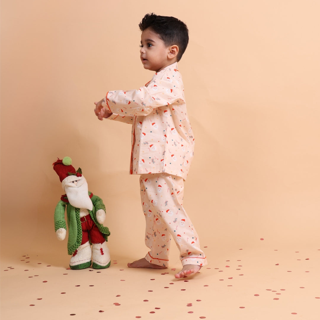 Jolly Santa Full Sleeves Night Suit