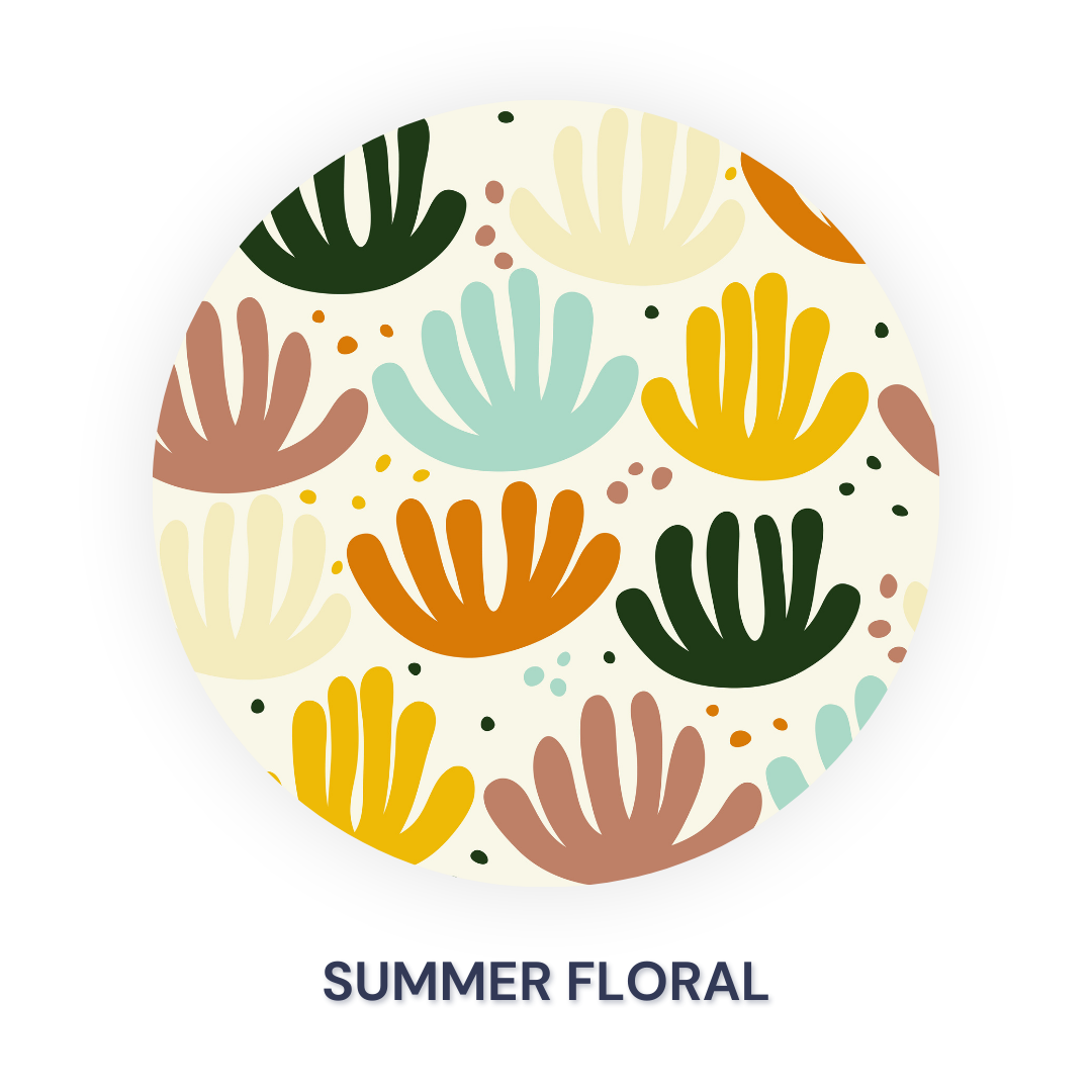 Summer Floral Cotton Kurta Set