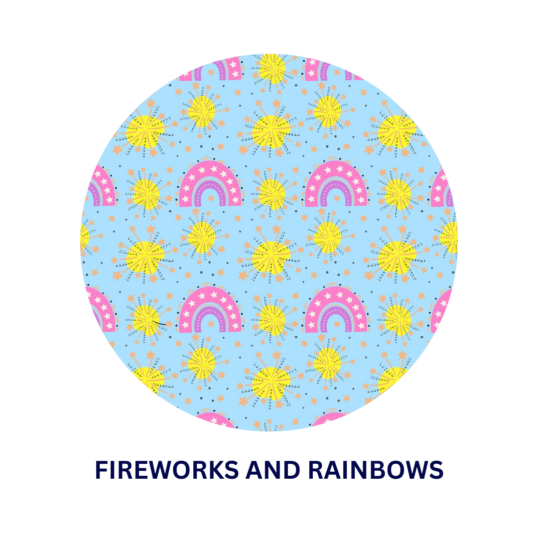 Fireworks and Rainbows Kurta Set