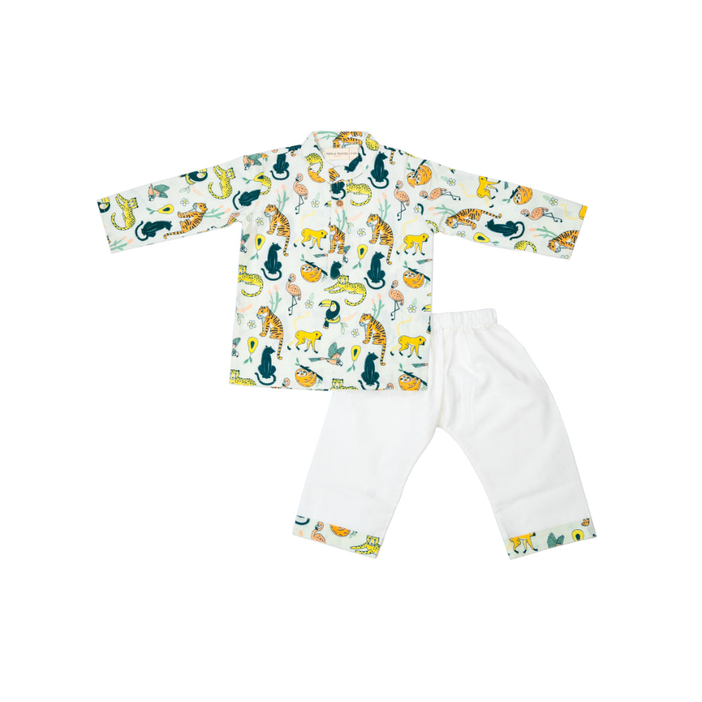 Rainforest Animals Kurta Set