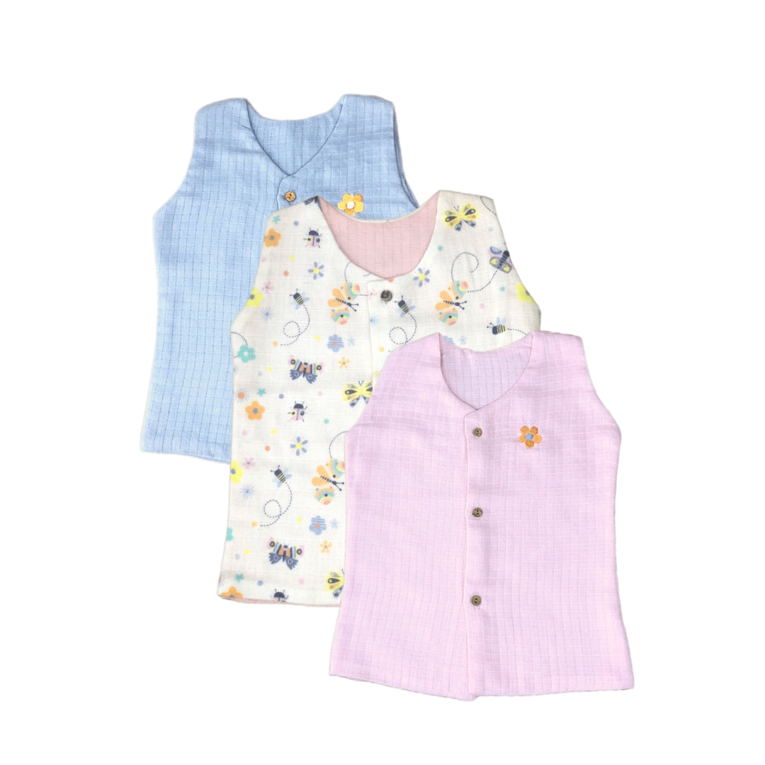 Butterfly Vest Set of 3