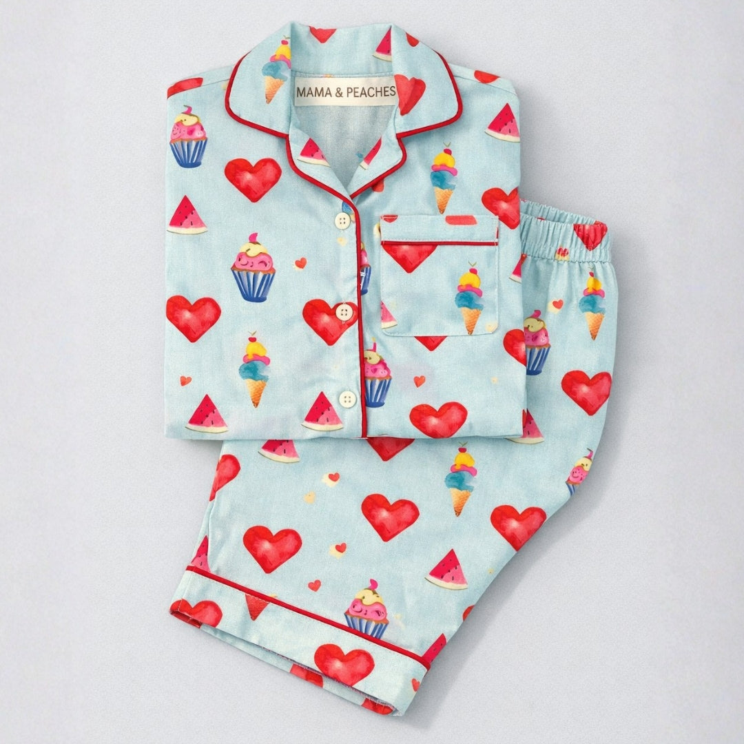 Cupcakes & Dreams Full Sleeves Night Suit