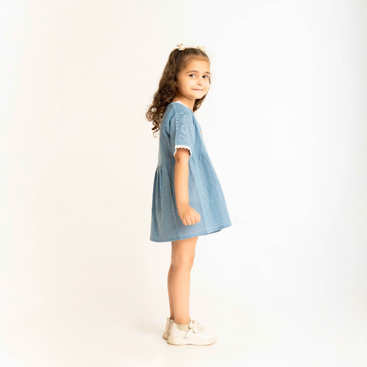Blue Lagoon Cotton Dress