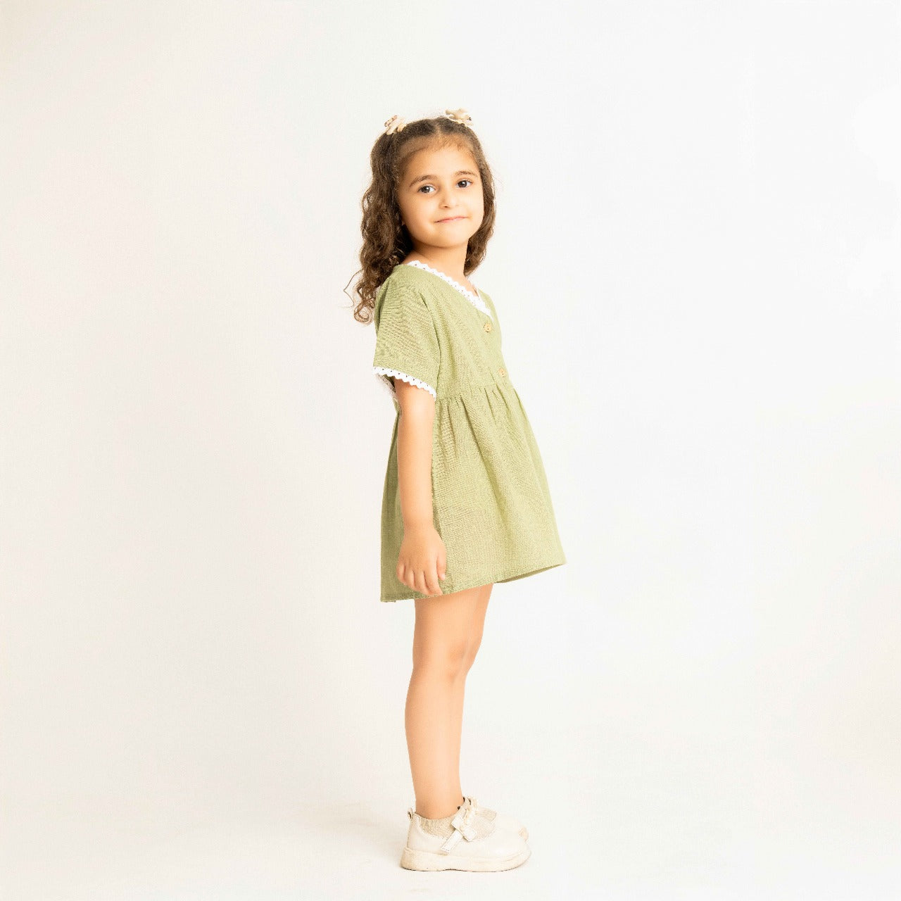 Matcha Green Cotton Dress