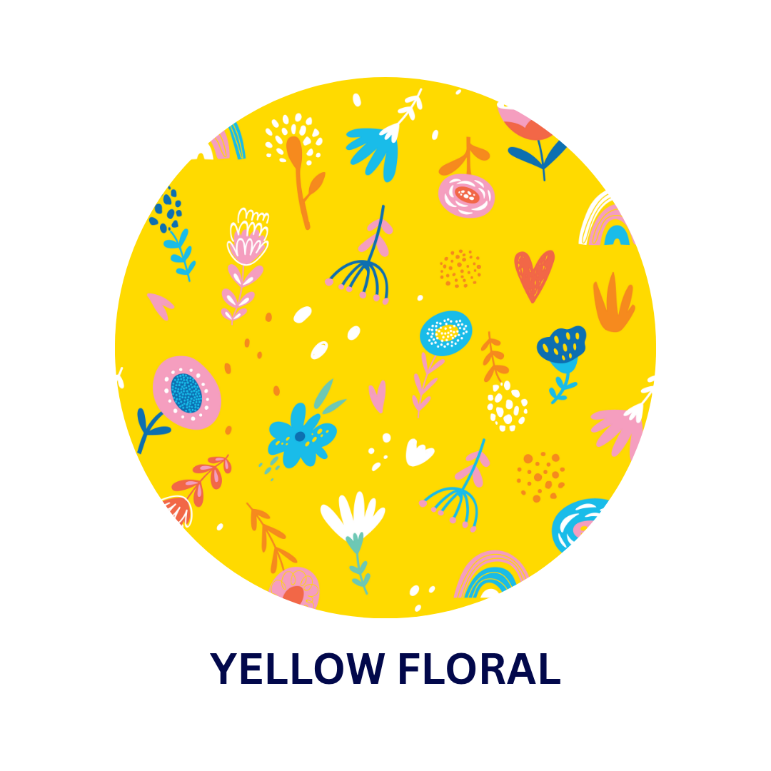 Yellow Floral Cotton Kurta Set